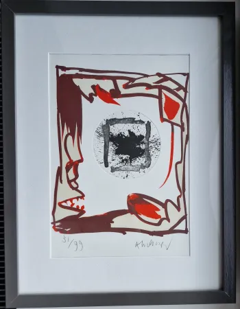 Gravure Alechinsky - Tiens !