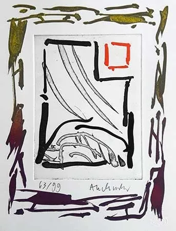 Gravure Alechinsky - Triades