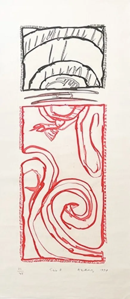 Gravure Alechinsky - Trio