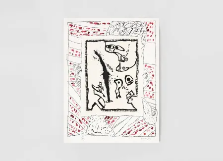 Gravure Alechinsky - Troll