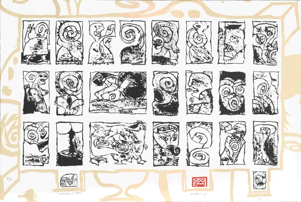 Sérigraphie Alechinsky - Ubu Roi