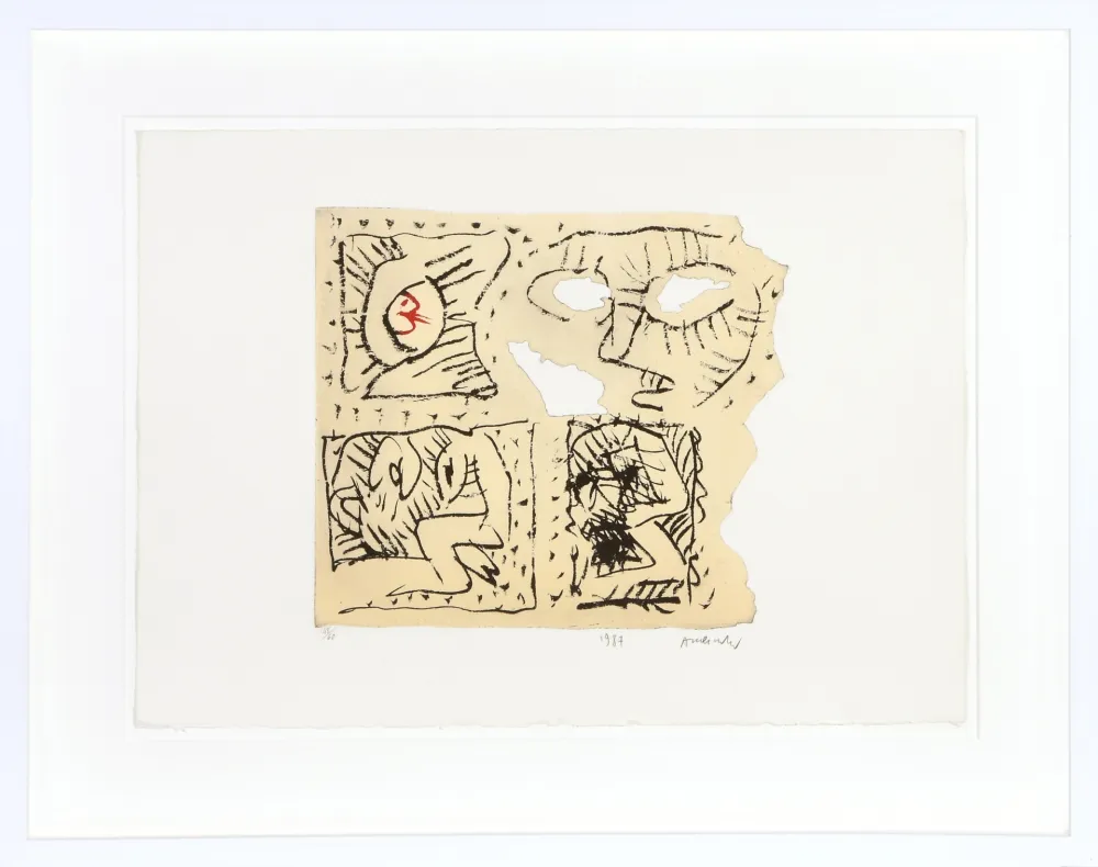 Aquatinte Alechinsky - Untitled
