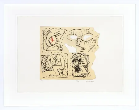 Aquatinte Alechinsky - Untitled