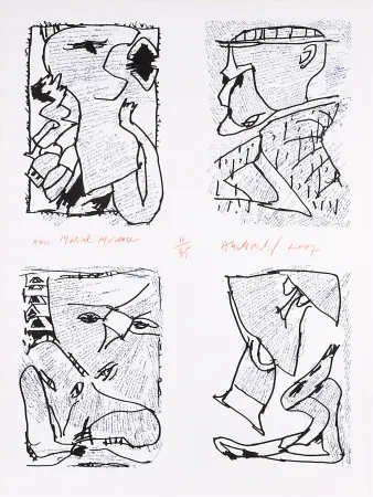 Lithographie Alechinsky - Untitled 