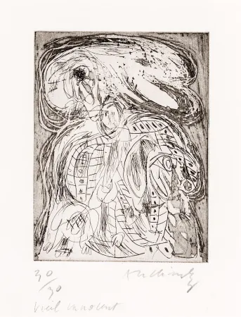 Eau-Forte Alechinsky - Vieil innocent