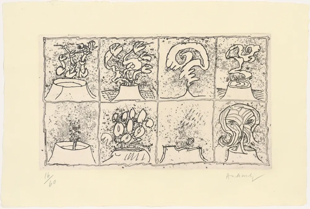 Eau-Forte Alechinsky - Vulcanalyses 02