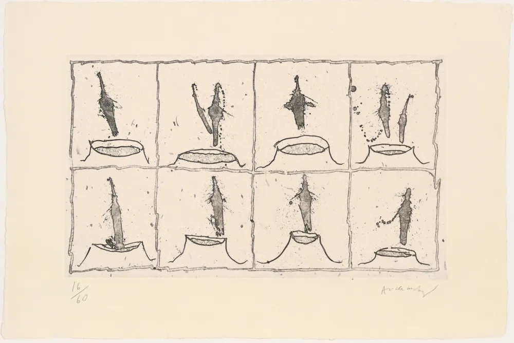 Eau-Forte Alechinsky - Vulcanalyses 04