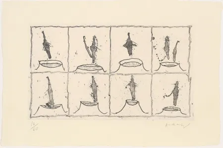 Eau-Forte Alechinsky - Vulcanalyses 04