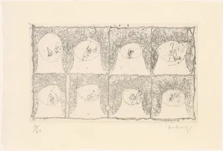 Eau-Forte Alechinsky - Vulcanalyses 06