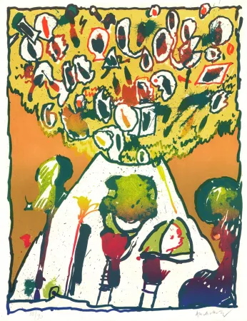 Lithographie Alechinsky - Vulcanologies