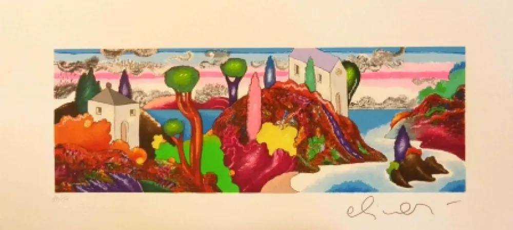 Sérigraphie Alinari - Alla stessa ora ma in un cosmo analogo 