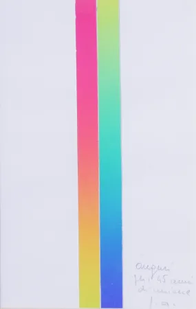 Lithographie Alviani - CROMIE SPETTROLOGICHE