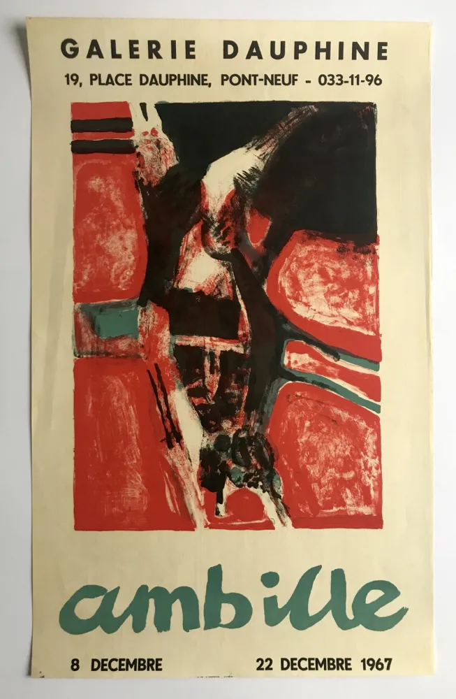 Affiche Ambille - Galerie Dauphine