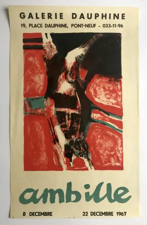 Affiche Ambille - Galerie Dauphine