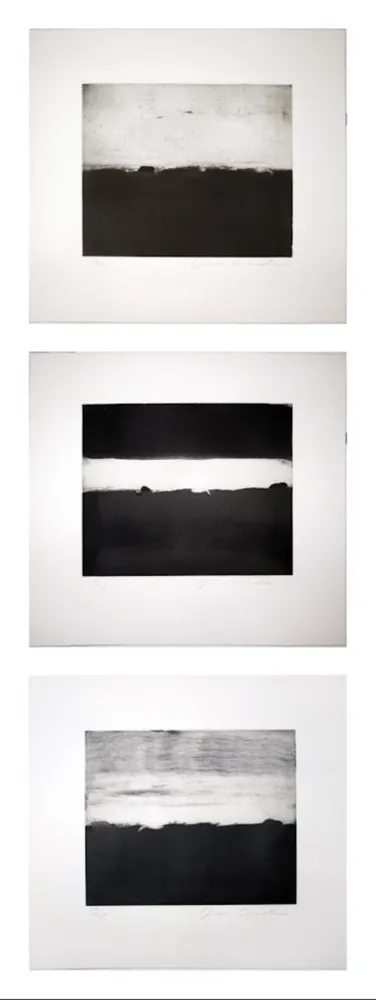 Sérigraphie Andoe - Three Landscapes 