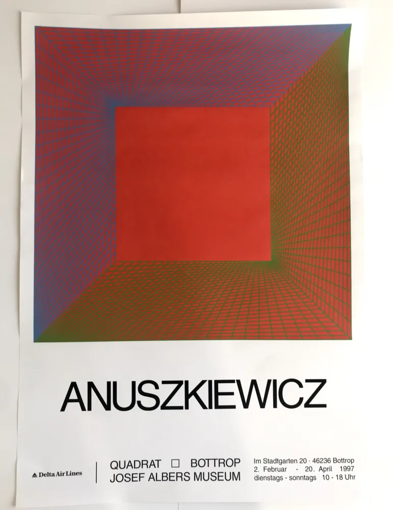 Affiche Anuszkiewicz - Josef Albers Museum