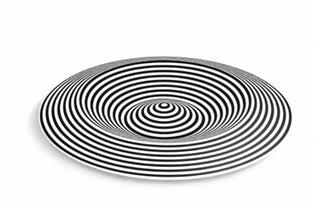 Gravure Sur Bois Apollonio - Dinamica Circolare Ellisse Prospettico