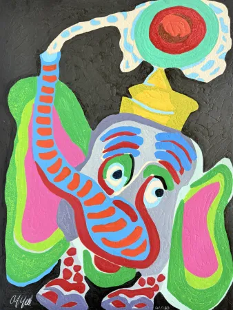 Gravure Sur Bois Appel - L’Oeil du cirque