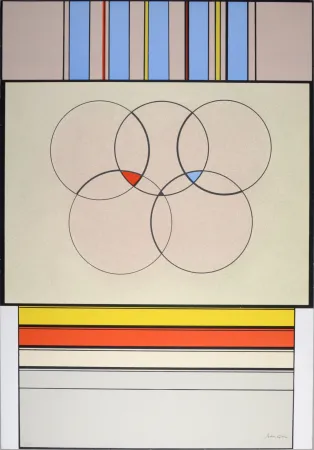 Sérigraphie Arden-Quin - Composition