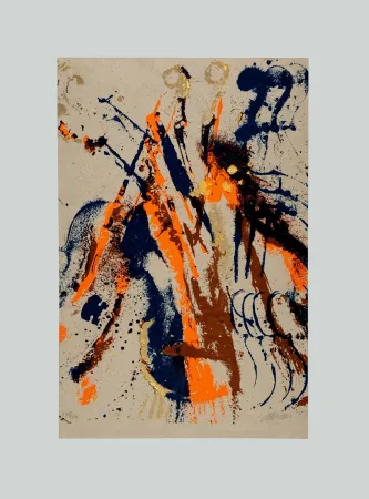 Sérigraphie Arman - Grey mood