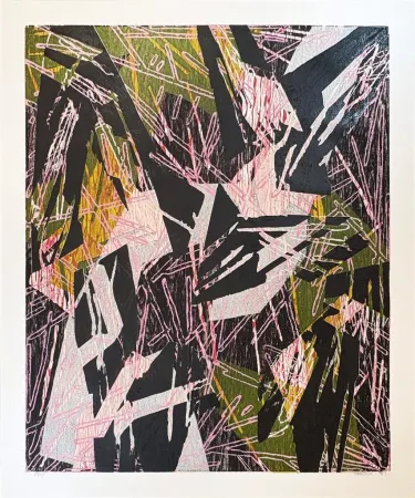 Gravure Sur Bois Arnoldi - Untitled