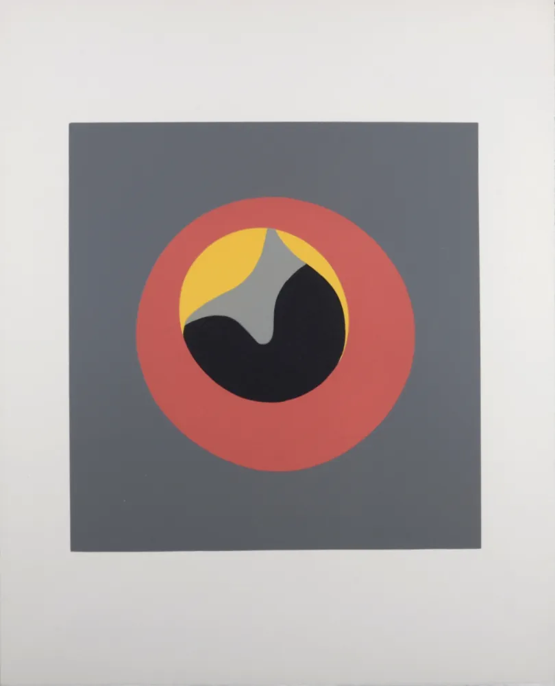 Gravure Sur Bois Arp - Composition (D)