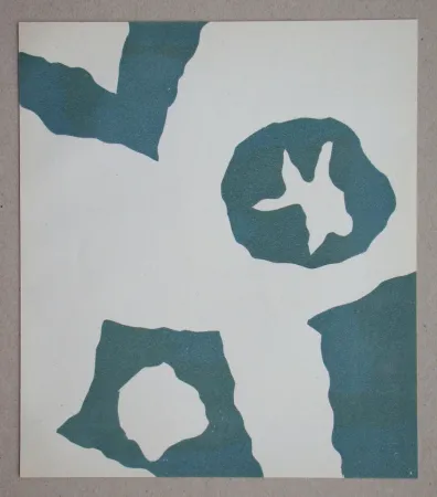 Gravure Sur Bois Arp - Configuration II, 1949