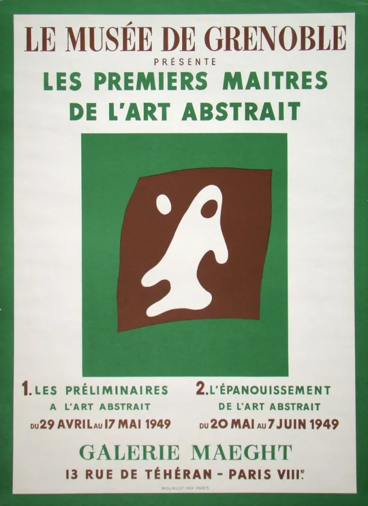 Affiche Arp - Les premiers maîtres de l'art abstrait