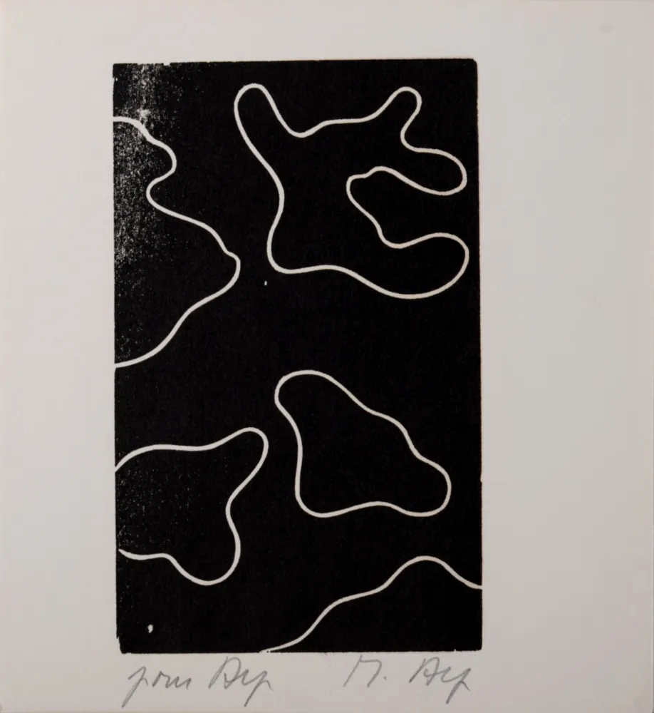 Gravure Sur Bois Arp - Multiple Femme VII, 1956