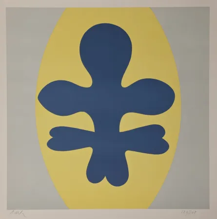 Lithographie Arp - Pflanzenbild