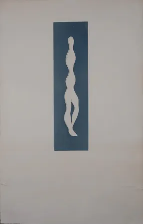 Aquatinte Arp - Poupée, c.1960