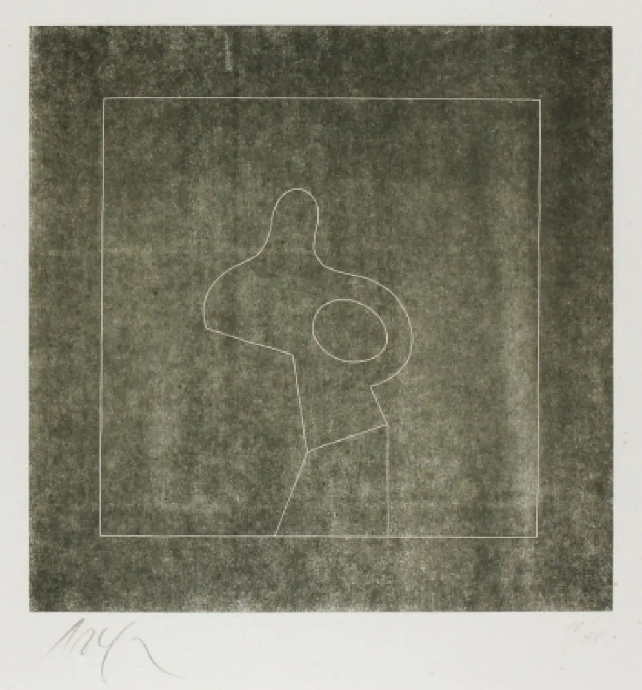 Gravure Sur Bois Arp - Untitled (Abstraction)