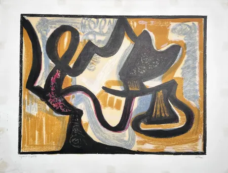 Lithographie Atlan - Le Simoun 