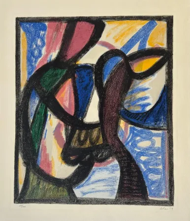 Lithographie Atlan - Sagittaire