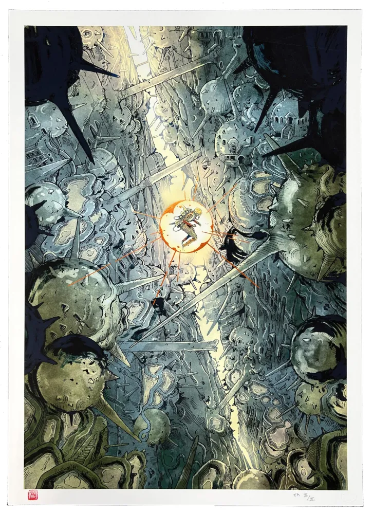 Estampe Numérique Bablet - Silent Jenny (Cuivre)