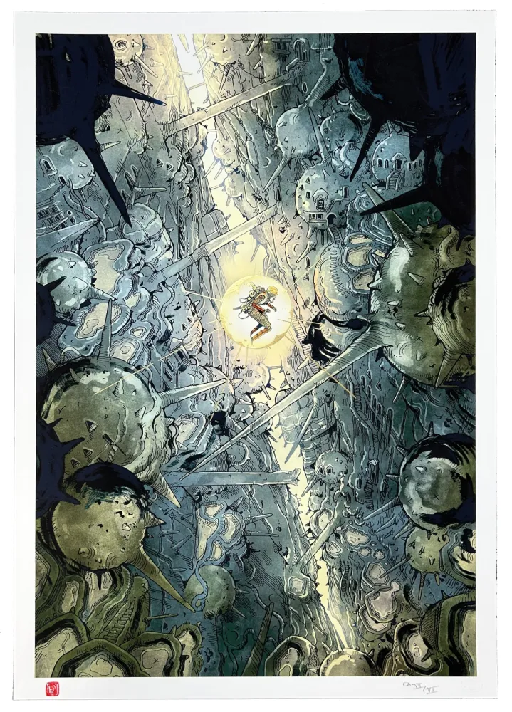 Estampe Numérique Bablet - Silent Jenny (Gold)