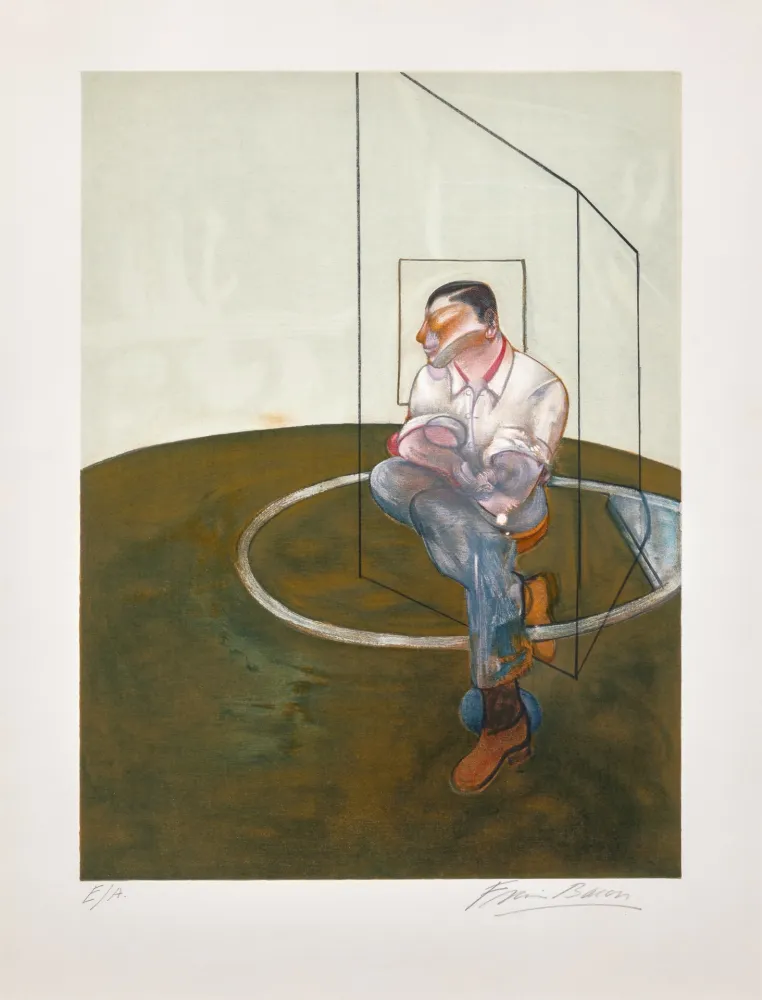 Lithographie Bacon - Portrait of John Edwards