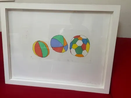 Eau-Forte Et Aquatinte Baechler - 3 BALLS