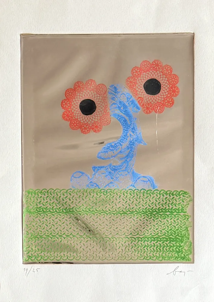 Eau-Forte Baj - Acanthus Mollis Honorine Jobert