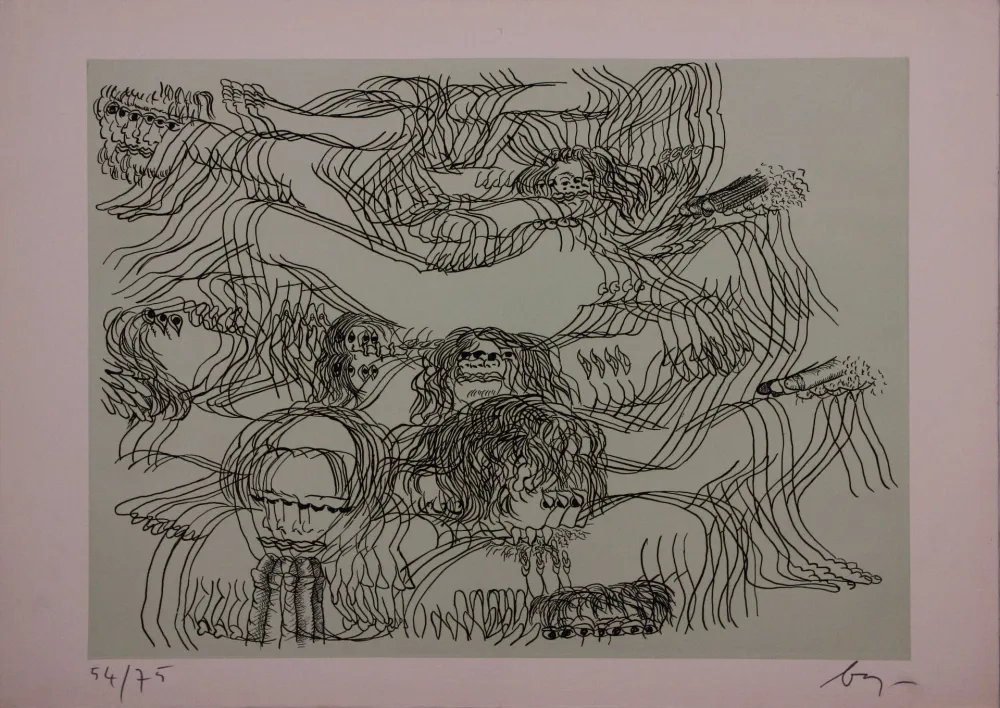 Eau-Forte Baj - Erotica II