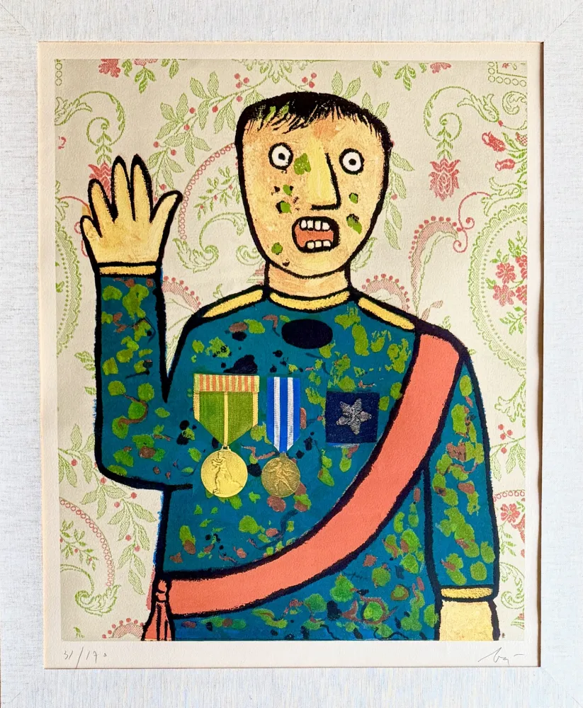 Lithographie Baj - Generale