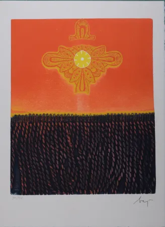 Gravure Baj - Hommage à Marcel Duchamp, 1971 - Hand-signed & numbered