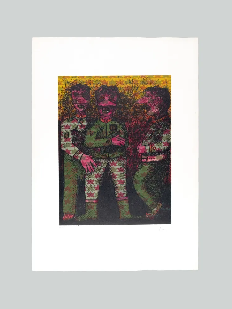 Eau-Forte Et Aquatinte Baj - Personaggi