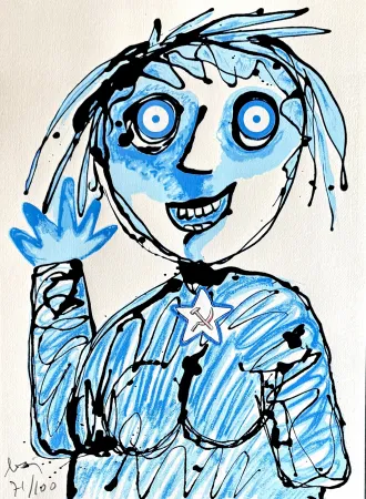 Sérigraphie Baj - Personaggio