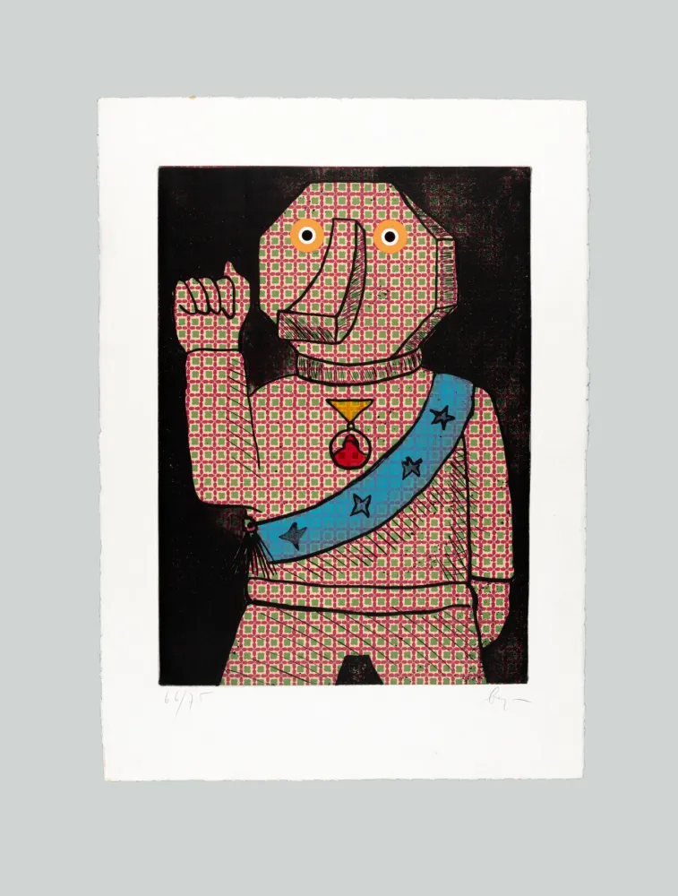 Eau-Forte Et Aquatinte Baj - Piccolo Ubu