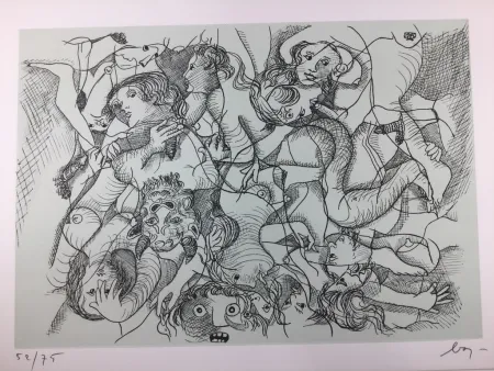 Eau-Forte Baj - Sade in Italy - complete folder ( 8 erotic etchings )