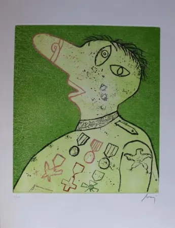 Eau-Forte Baj - Suwarow Rymnisky durante la campagna di Russia