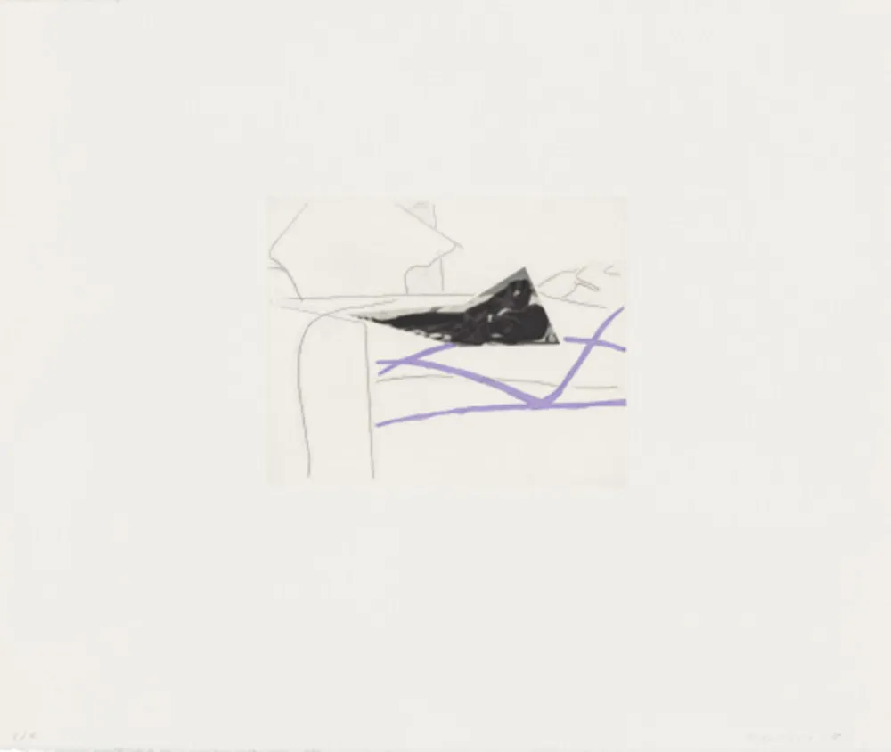 Eau-Forte Et Aquatinte Baldessari - Black Dice 5