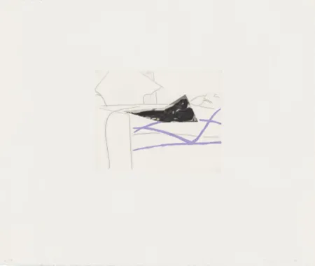 Eau-Forte Et Aquatinte Baldessari - Black Dice 5