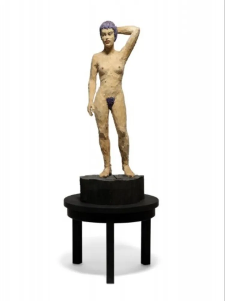 Gravure Sur Bois Balkenhol - Femme burlesque (Burlesque Woman)